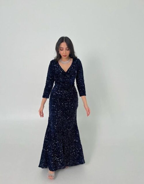 Layal velvet dress